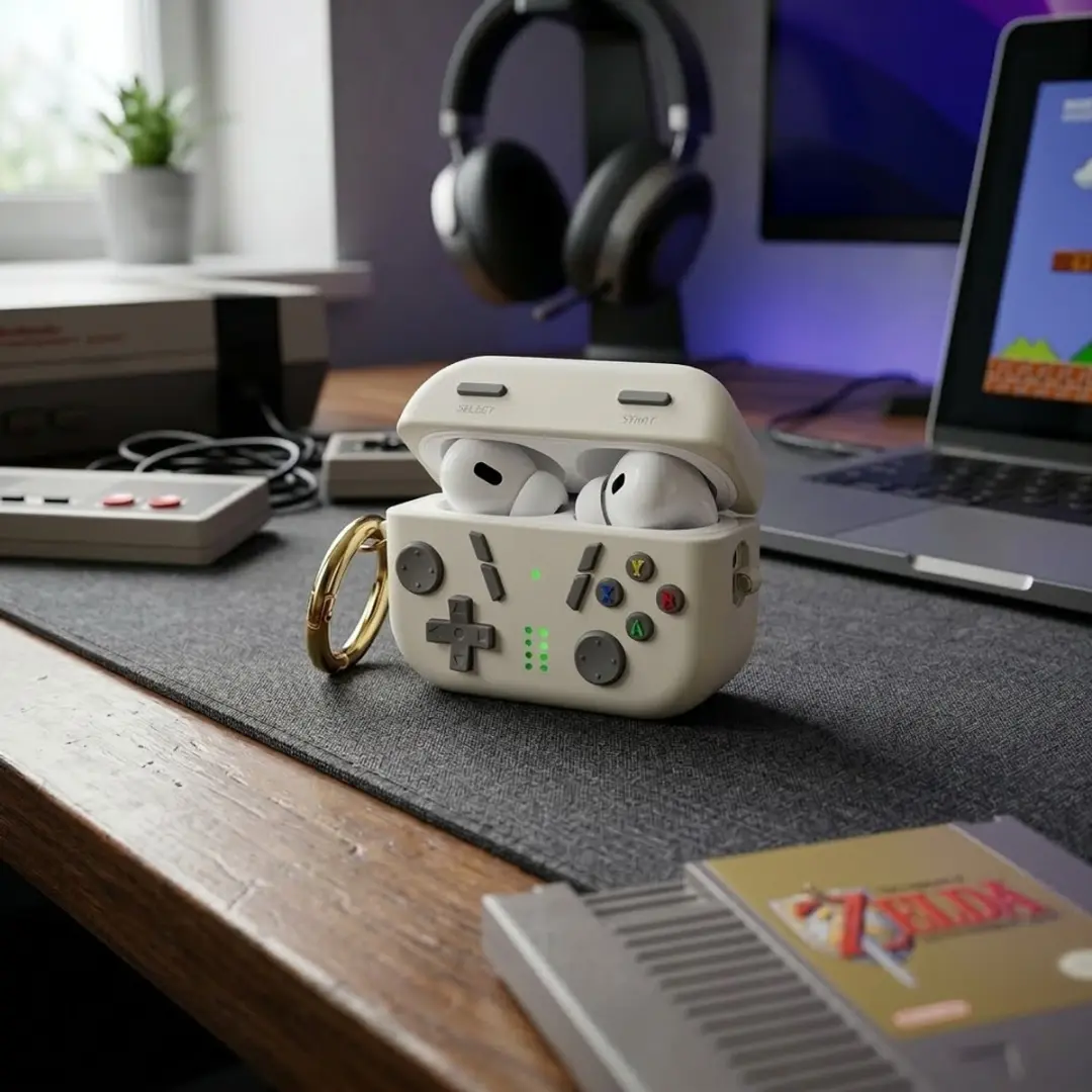 NUVEX Beige Oordopjeshoes AirPods Pro 2 Game Controller