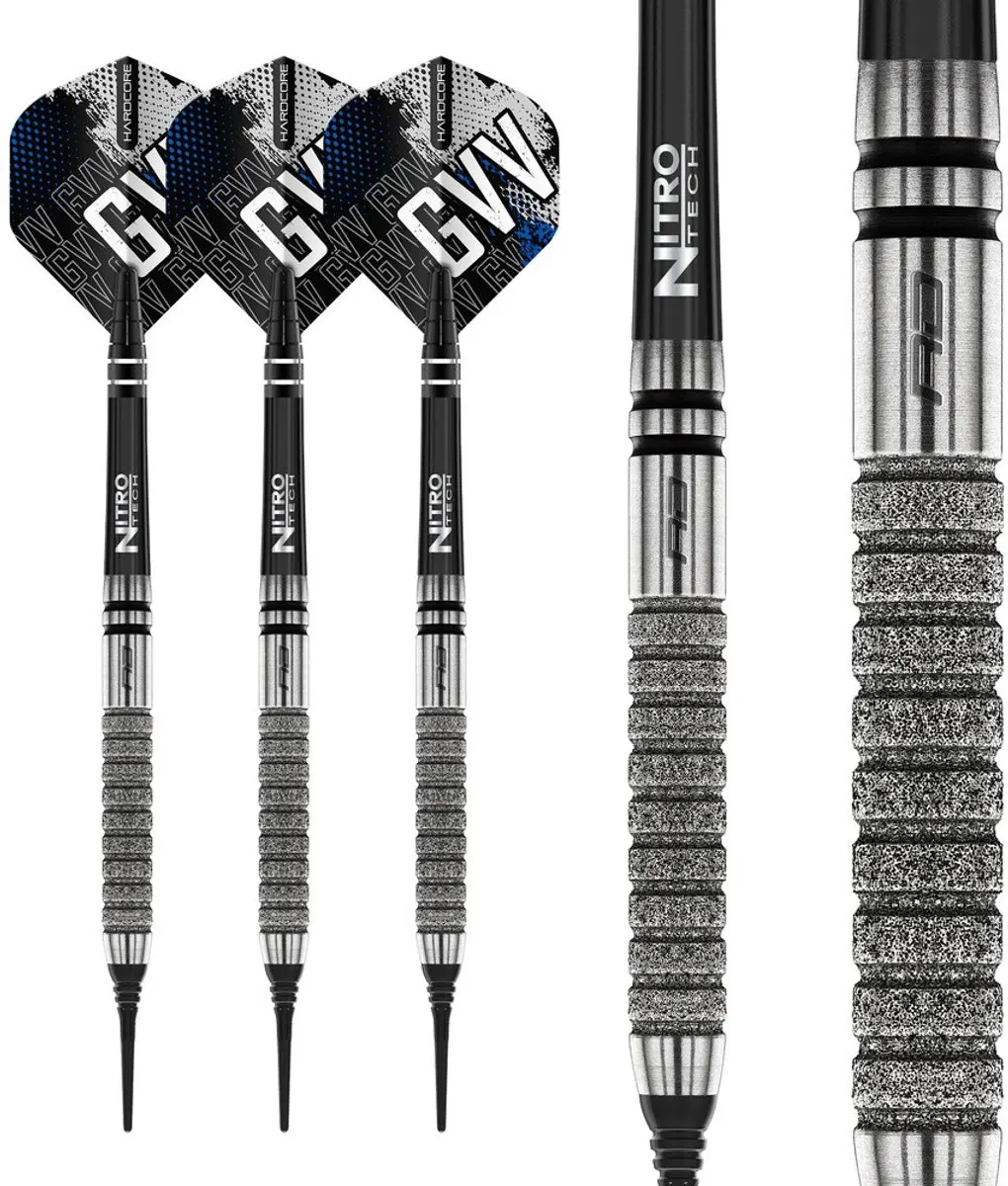 Red Dragon Gian van Veen Tour Edition 90% Darts - Blauw - 3 Stuks