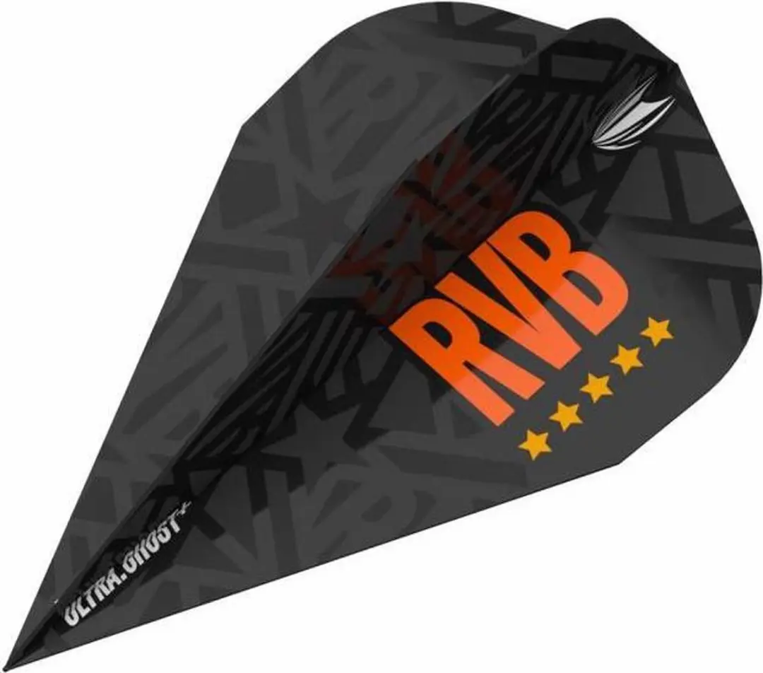Target Darts TA-334020 Dartflights RVB95 G2 - Zwart/Oranje