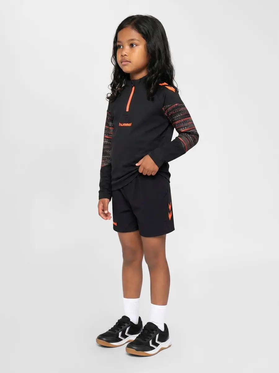 Hummel Blaze Pro Kinder Trainingsbroek 164 - Zwart/Orange - afbeelding 6 van 6