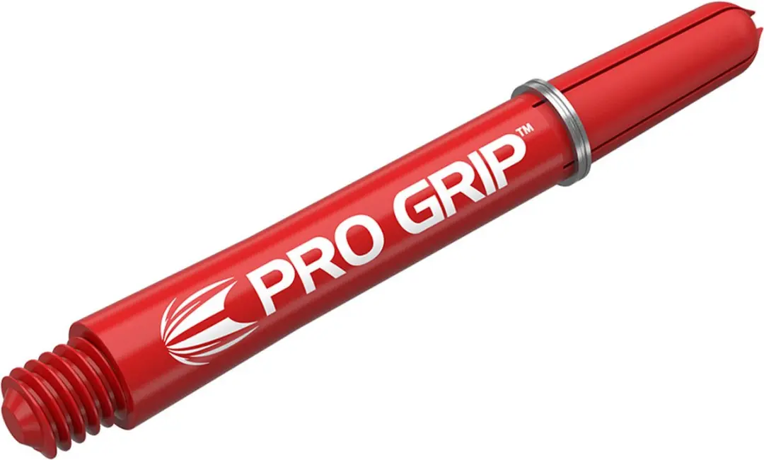 Target Pro Grip 3 Set Dart Shafts - Rood - 3 Stuks