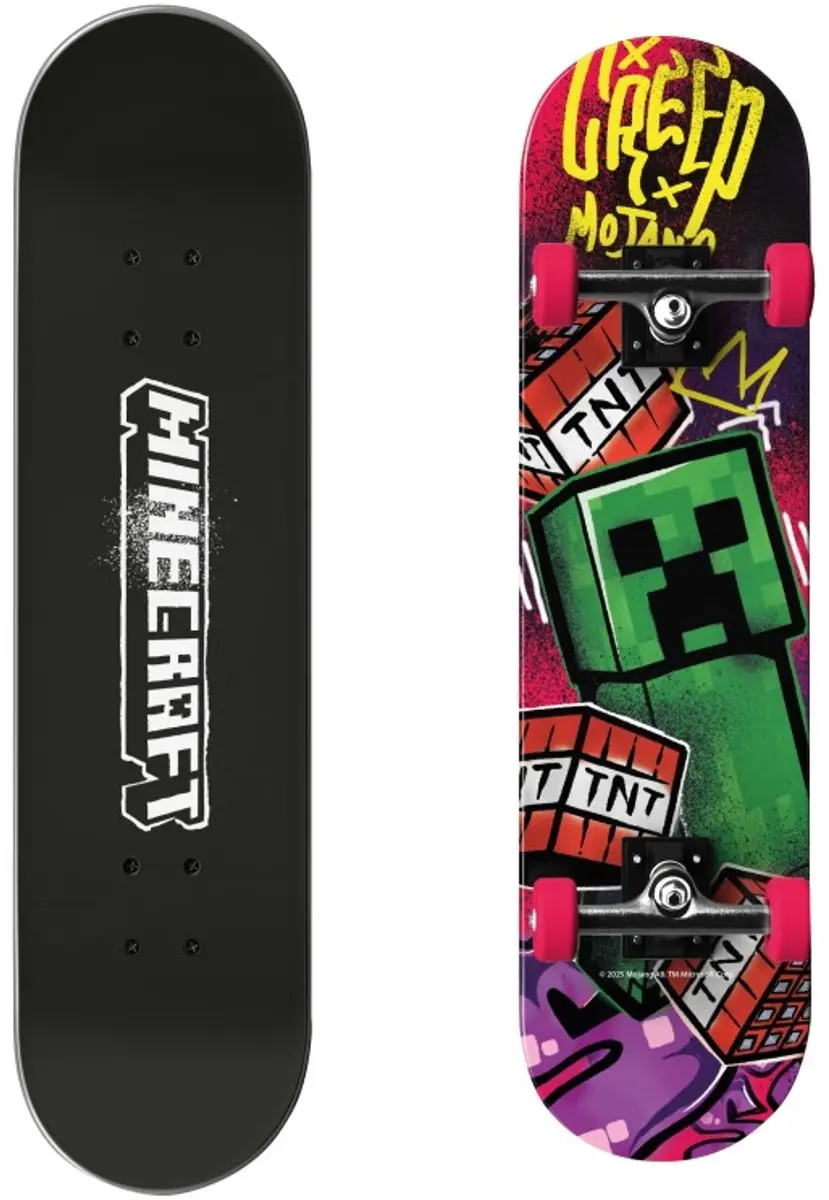 Minecraft Skateboard MNC-4493SKB - 79x20cm - 7-Laags Esdoornhout