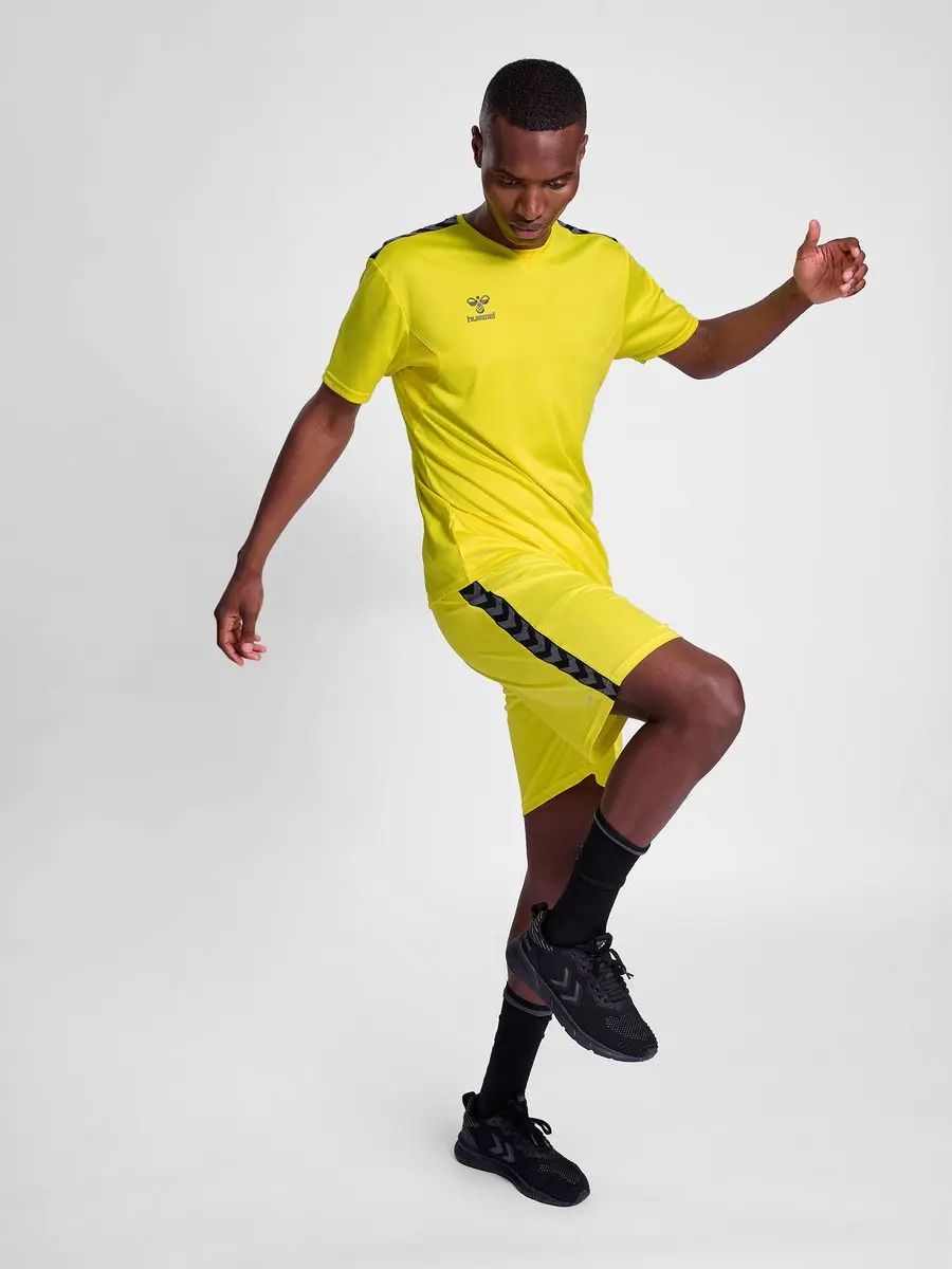 hummel HmlAuthentic PL Short Blazing Yellow - XL - afbeelding 6 van 6