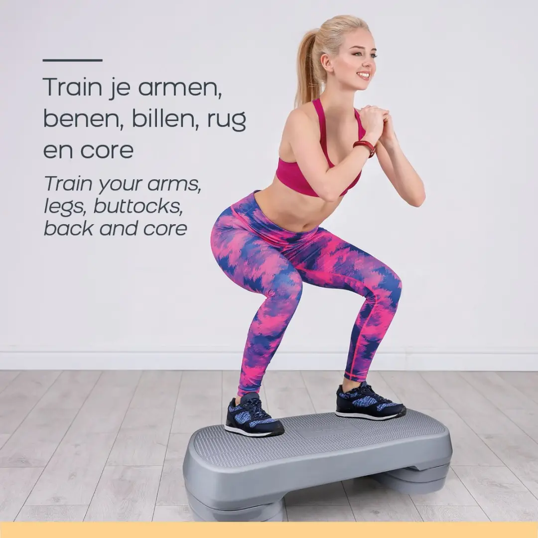 Wonder Core Fitness Aerobic Step - Grijs