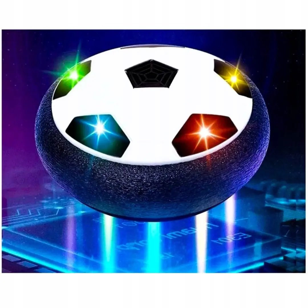 Gerardo's Toys Zwevende LED Voetbal - Zwart