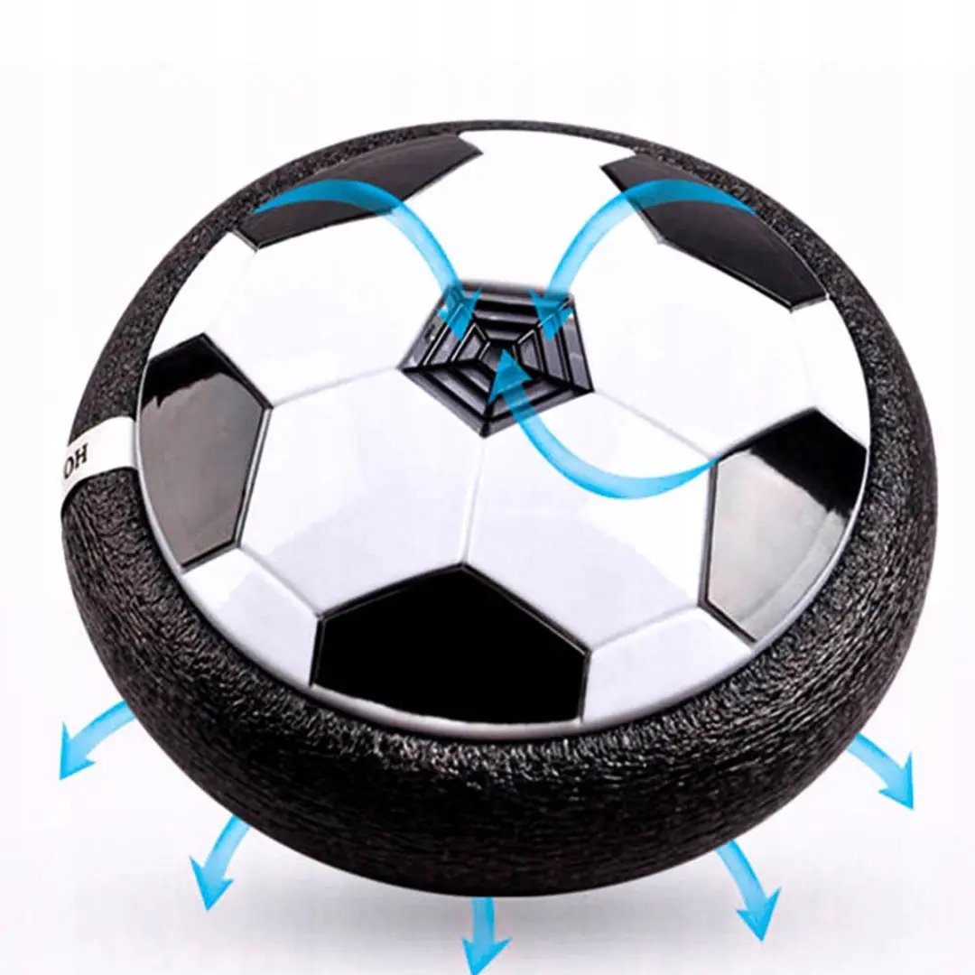 Gerardo's Toys Zwevende LED Voetbal - Zwart