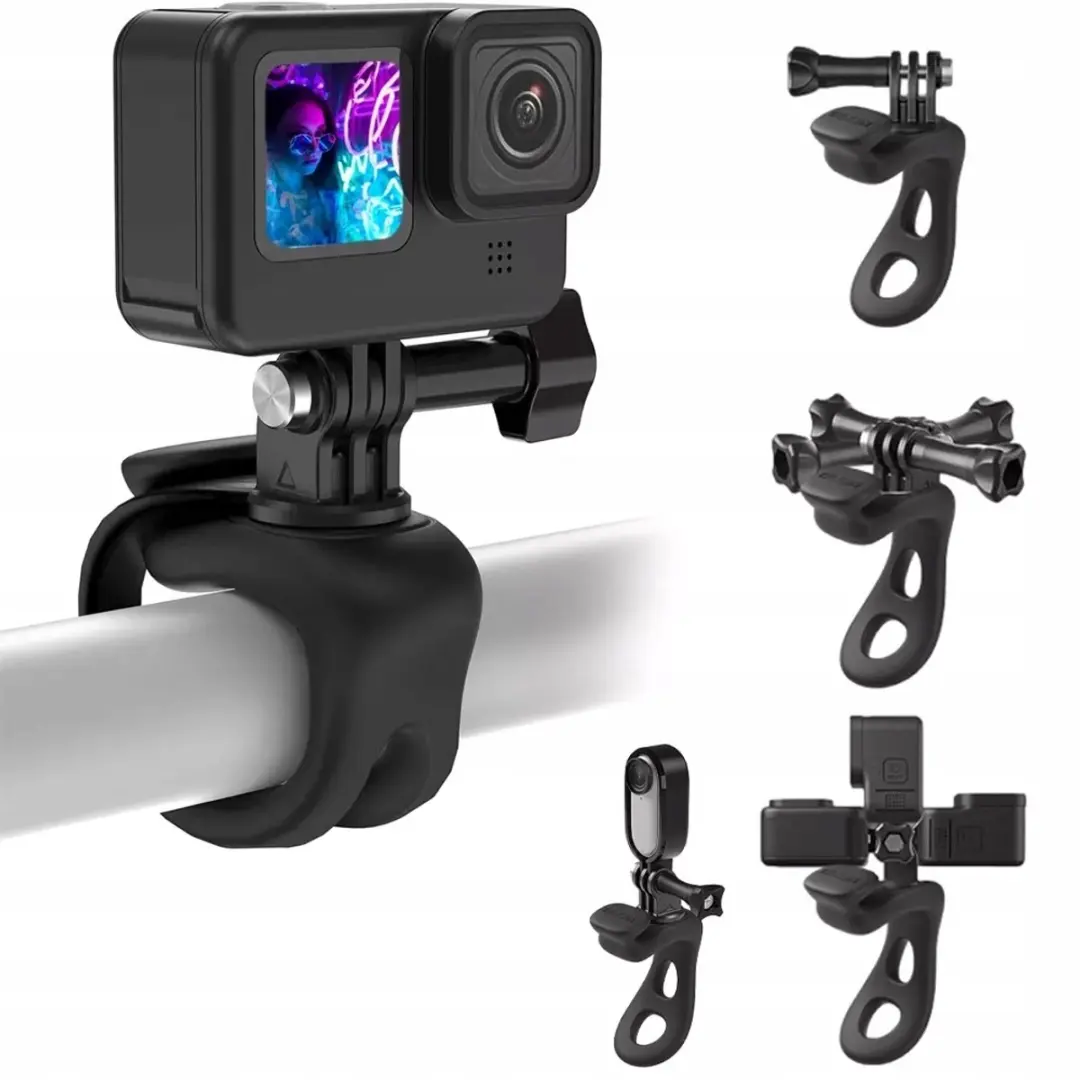 Telesin Universele 360° Fiets- en Motorcamerahouder - Transparent