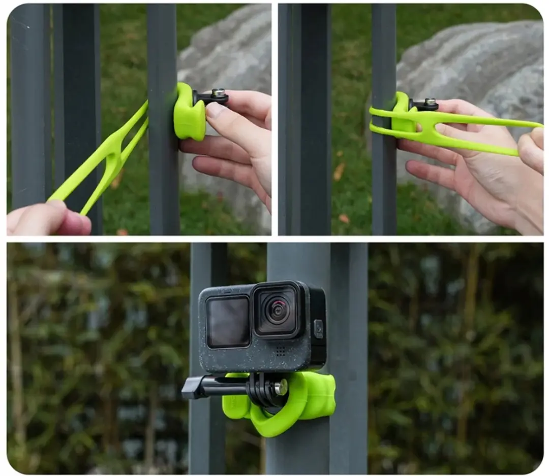 Telesin Universele 360° Fiets- en Motorcamerahouder - Transparent