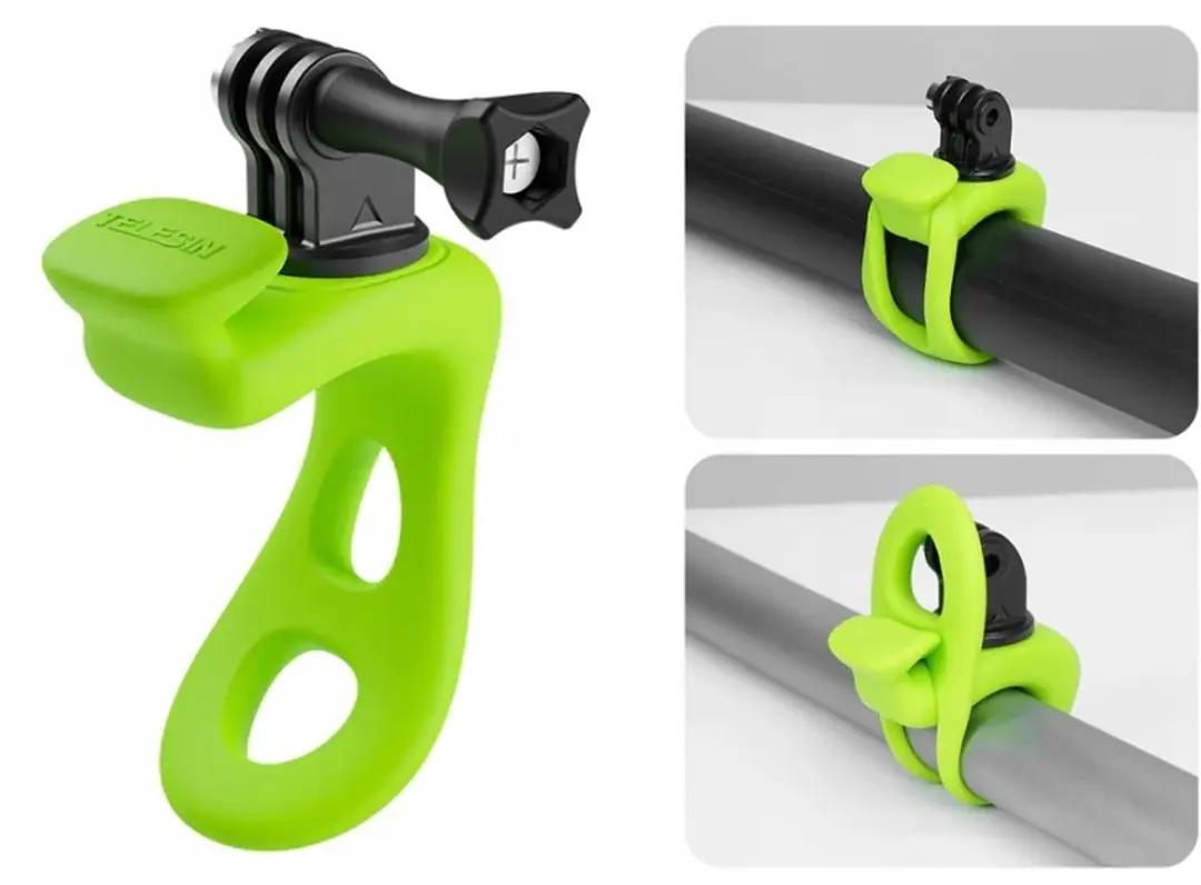 Telesin Universele 360° Fiets- en Motorcamerahouder - Transparent