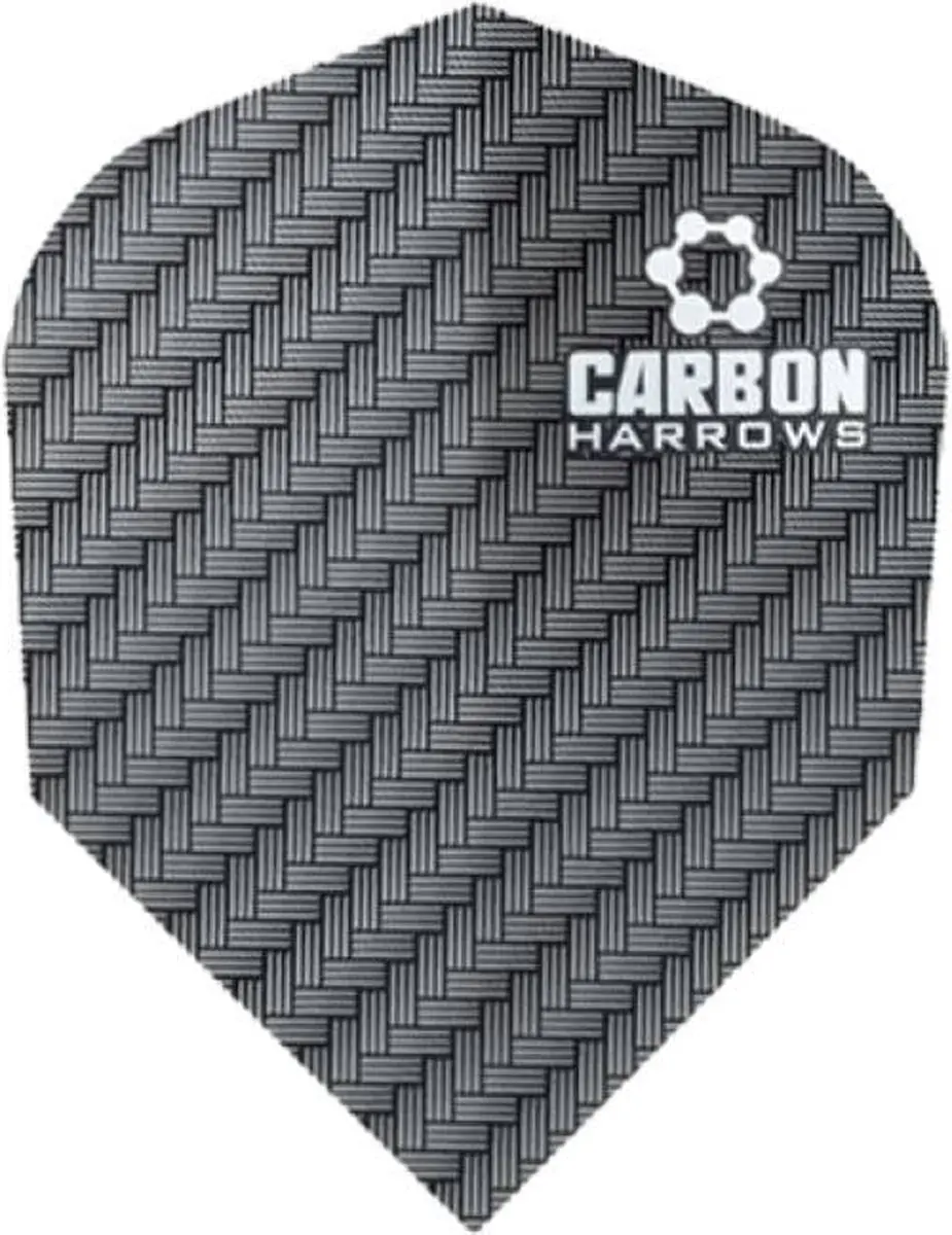 Harrows Carbon Flight HF1200 Darts - 3 Stuks - Zwart