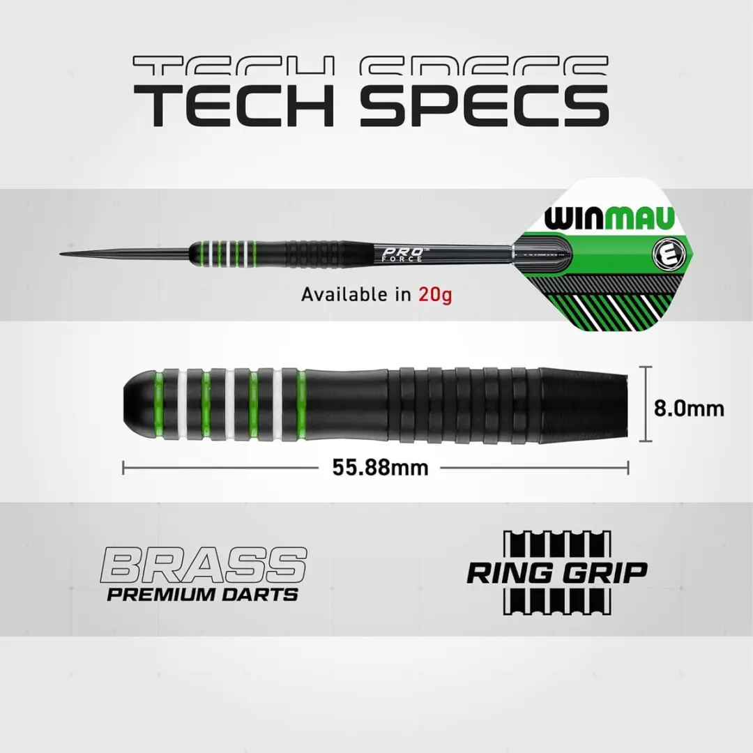 Winmau Dartpijlen Rookie 20g Multipack - 9 Stuks