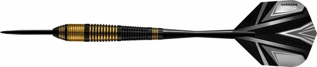 Harrows VIVID BLACK 21GR Darts - 3 Stuks