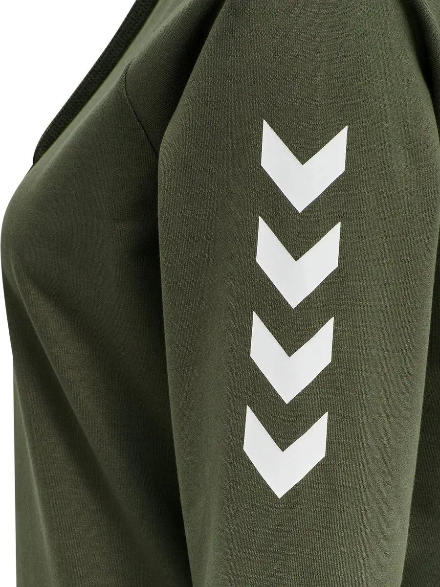Hummel Go Cotton Hoodie Dames - XS - Bruin/Wit