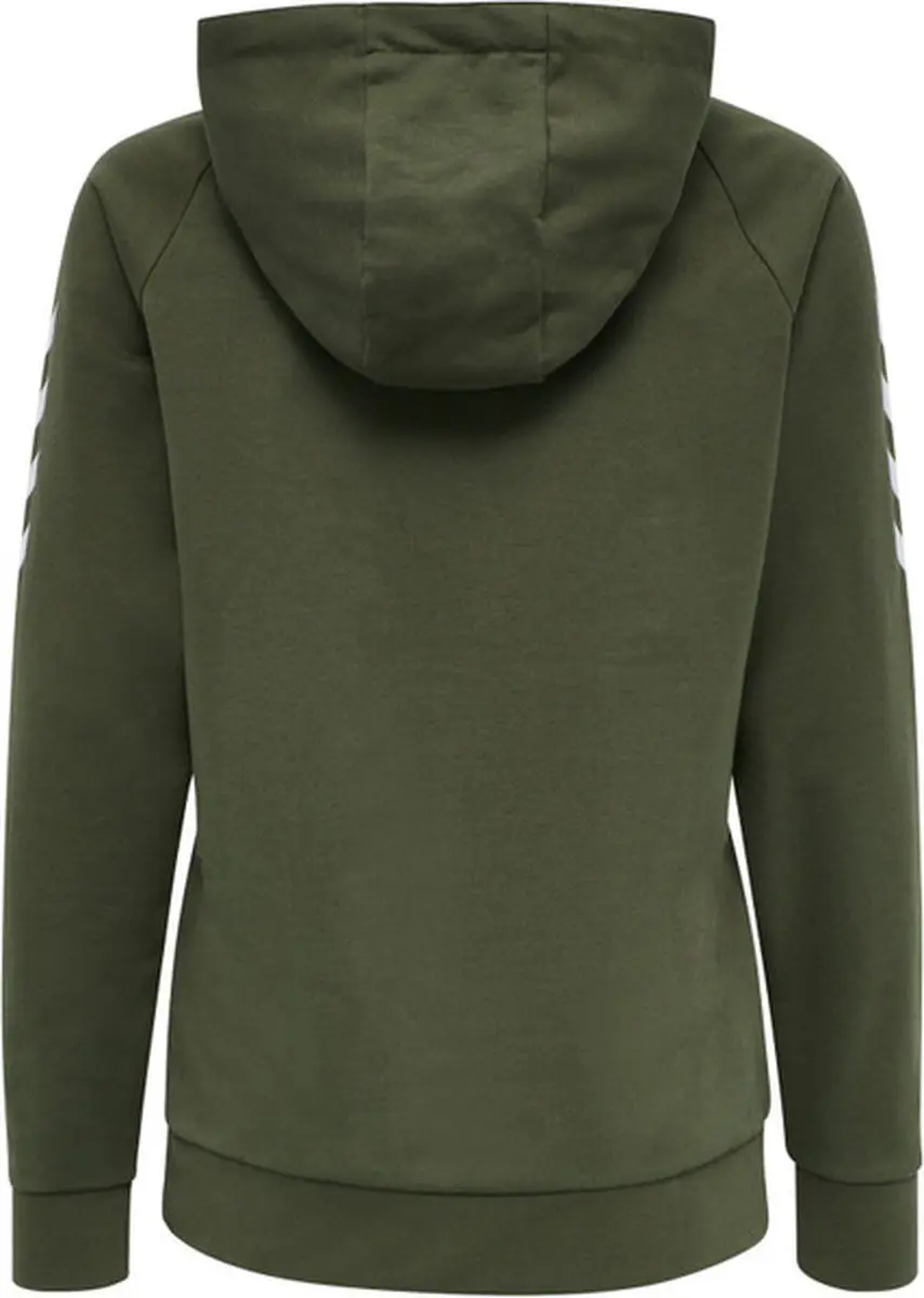 Hummel Go Cotton Hoodie Dames - XS - Bruin/Wit