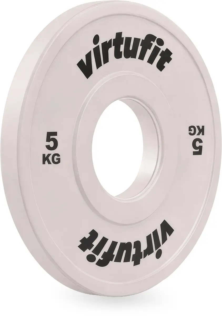 Virtufit Olympische Halterschijf 5 kg - Wit