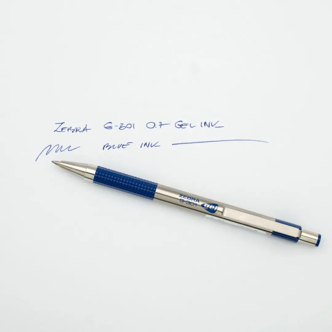 Zebra G301 Metal Gelpen 0.7mm - Blauw
