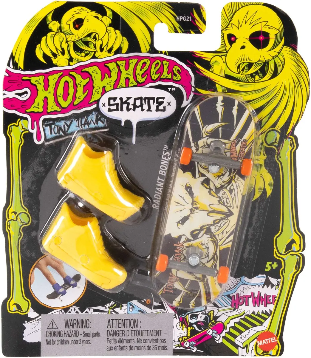 Hot Wheels Skate Radiant Bones HVK43 - Meerkleurig