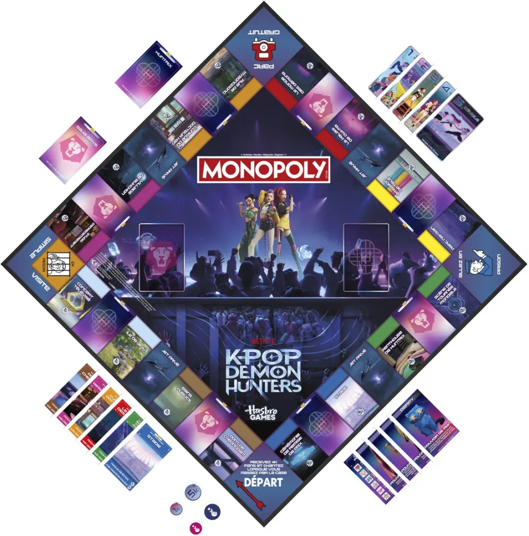 Monopoly KPop Demon Hunters Bordspel G4601101 - Franstalig