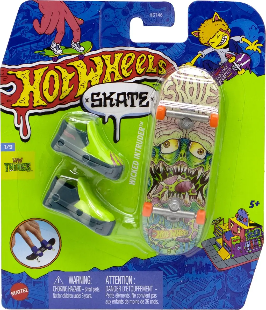 Hot Wheels Wicked Intruder Skateboard HVJ72