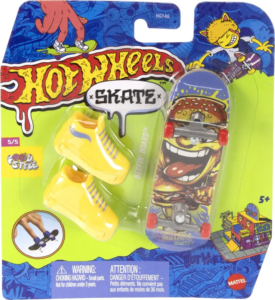 Hot Wheels SKATE BEEFIN' BOARD HVJ95