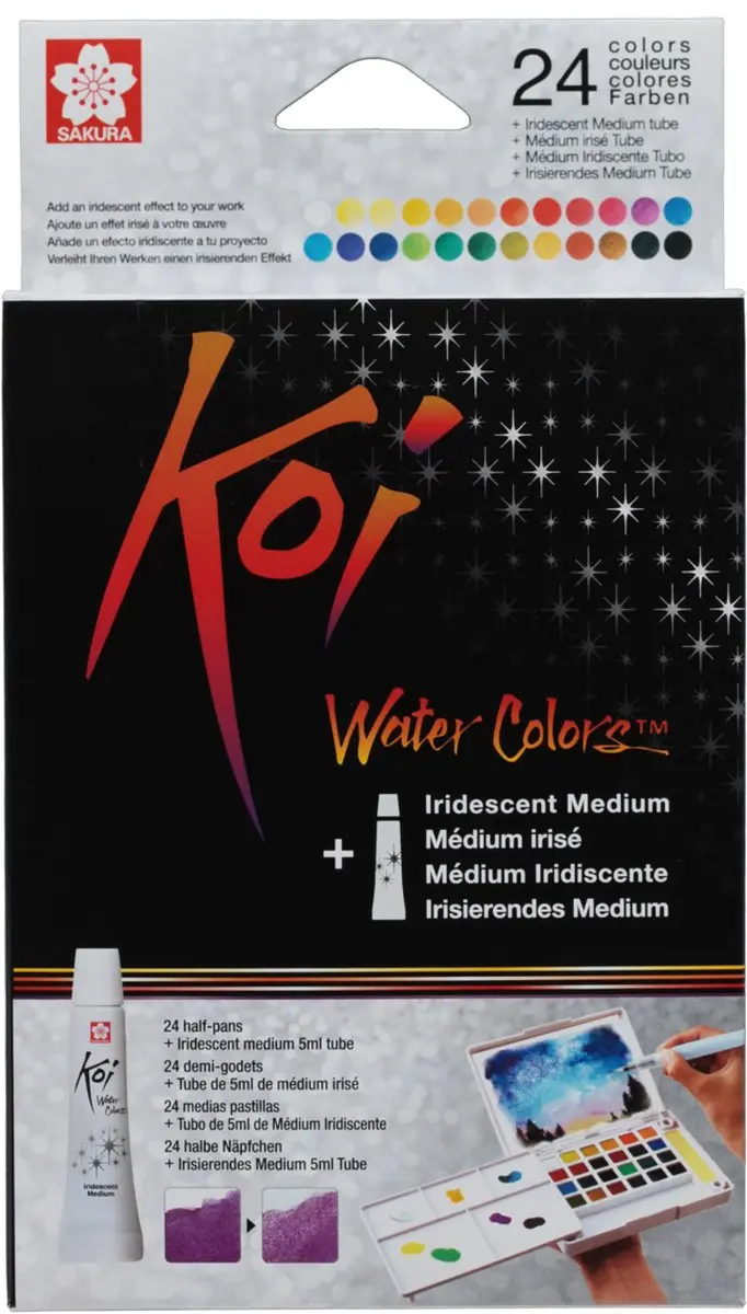 Sakura Koi Waterverfset 24 Kleuren