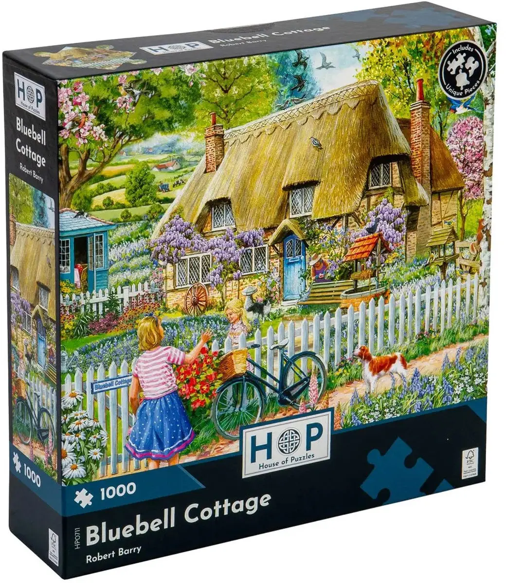 House Of Puzzles Bluebell Cottage Legpuzzel 1000 Stuks