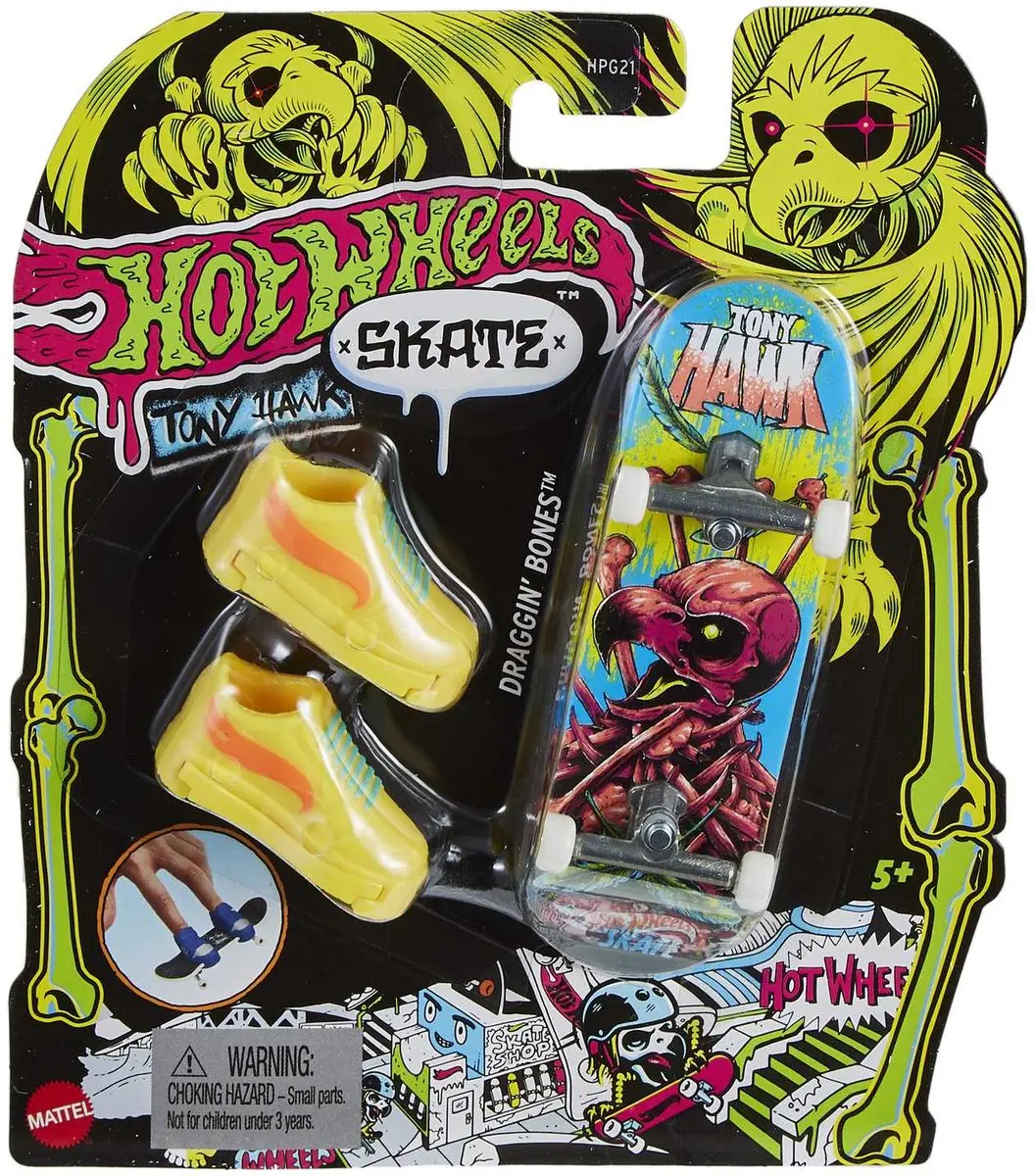 Hot Wheels Skate Draggin' Bones HPG33