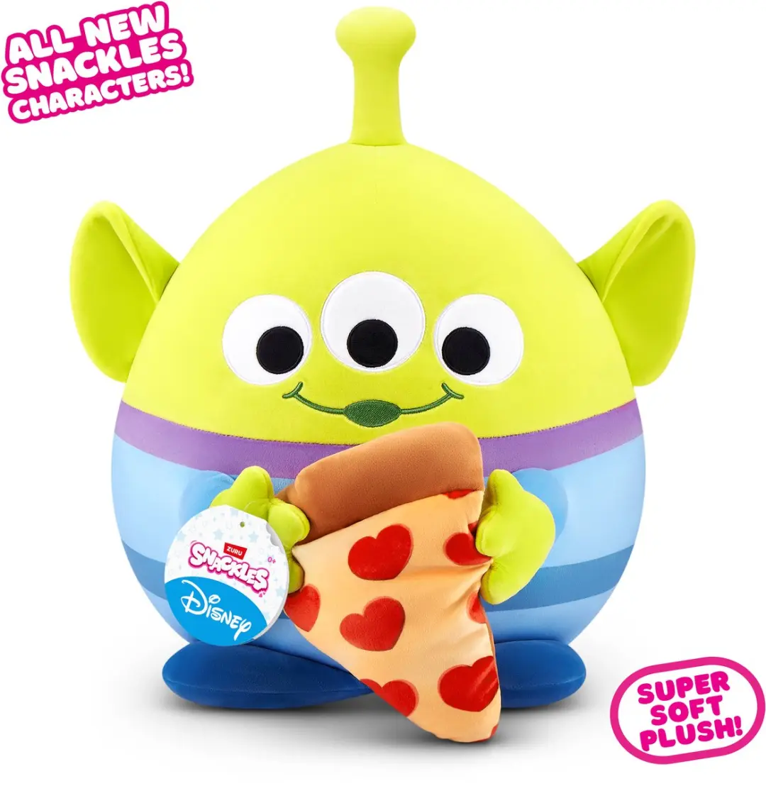 ZURU Snackles Disney Pluchen Knuffel 35cm - Meerkleurig