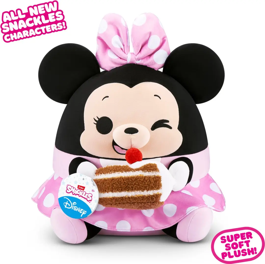 ZURU Snackles Disney Pluchen Knuffel 35cm - Meerkleurig