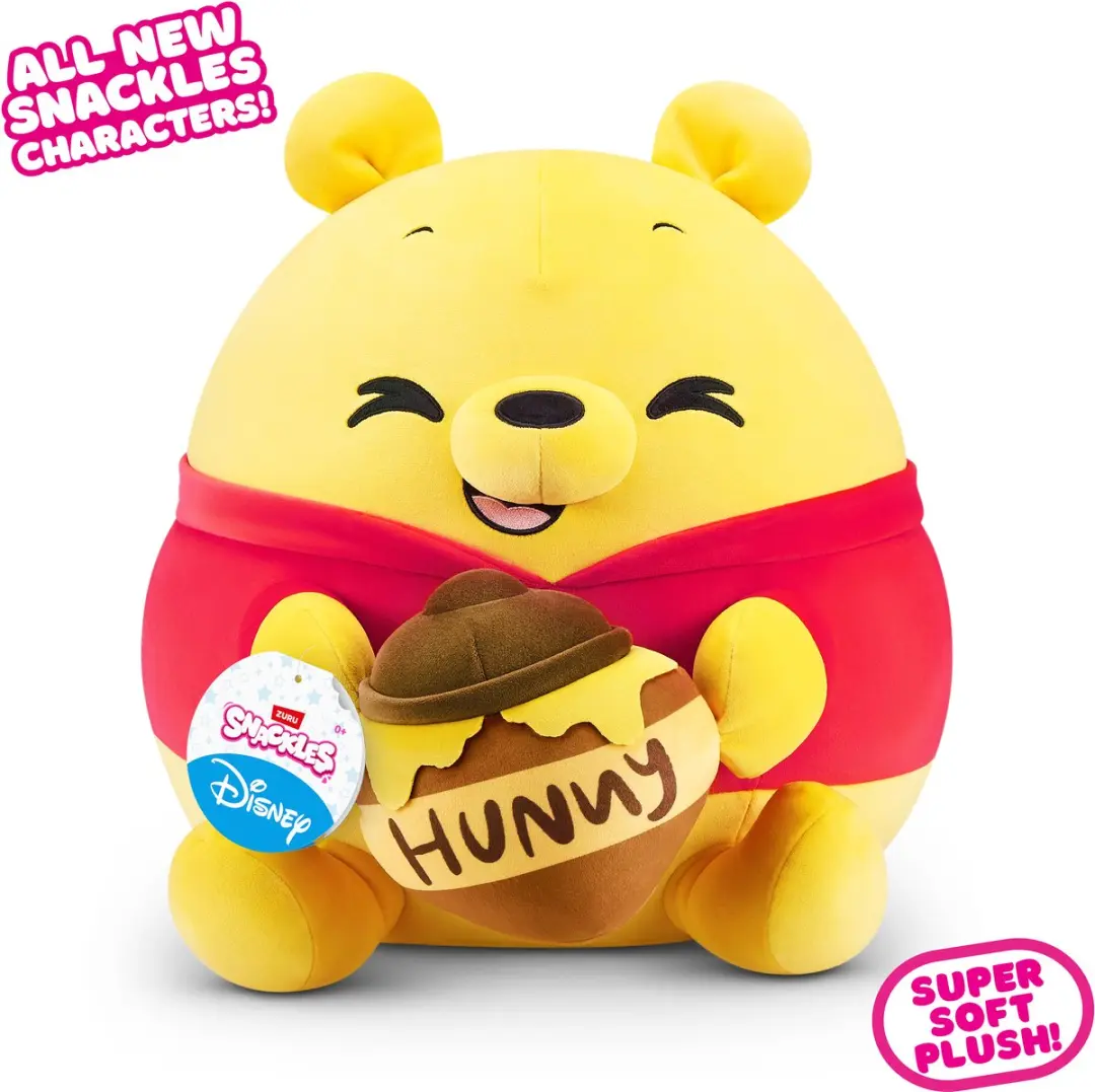ZURU Snackles Disney Pluchen Knuffel 35cm - Meerkleurig