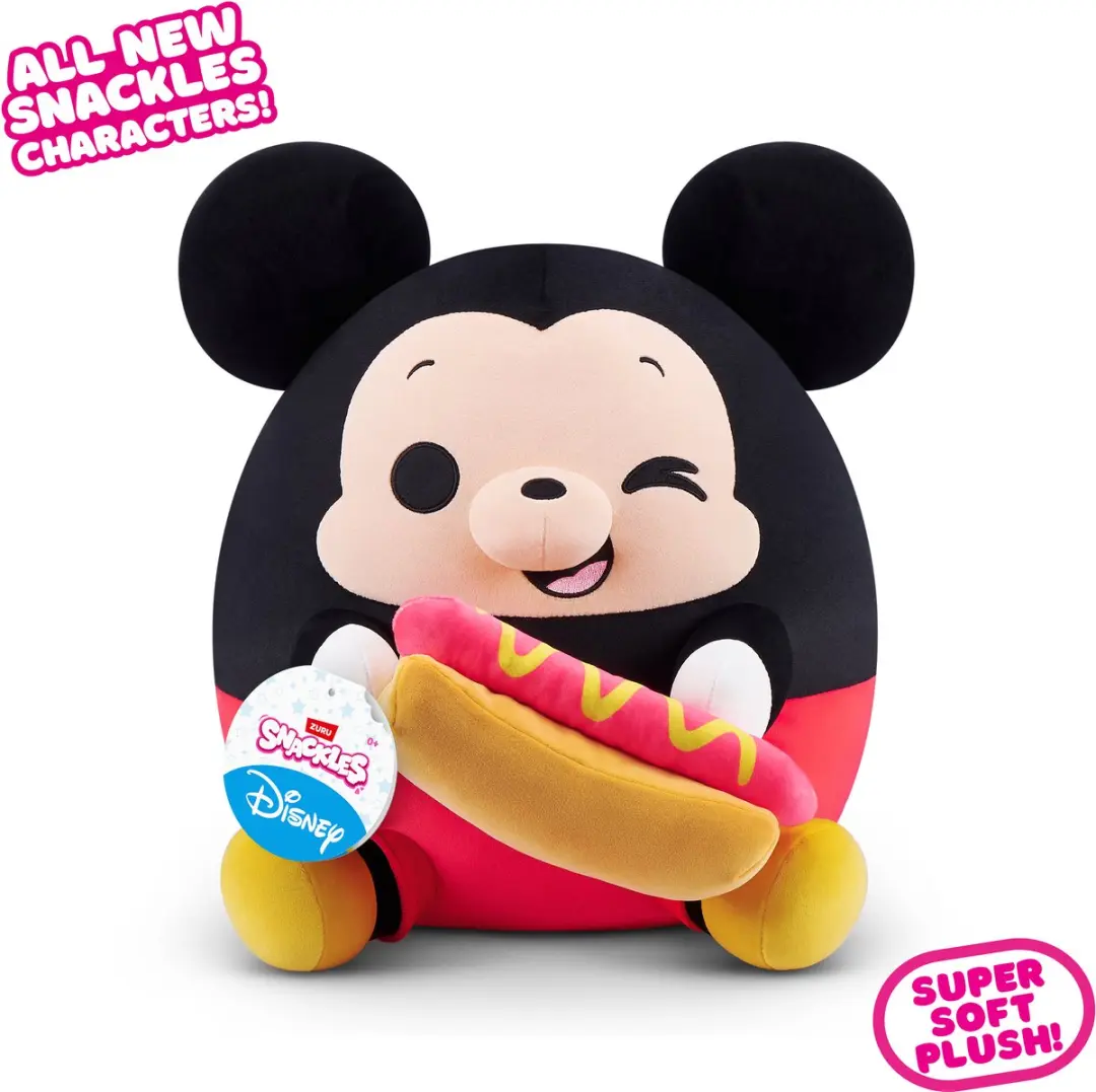 ZURU Snackles Disney Pluchen Knuffel 35cm