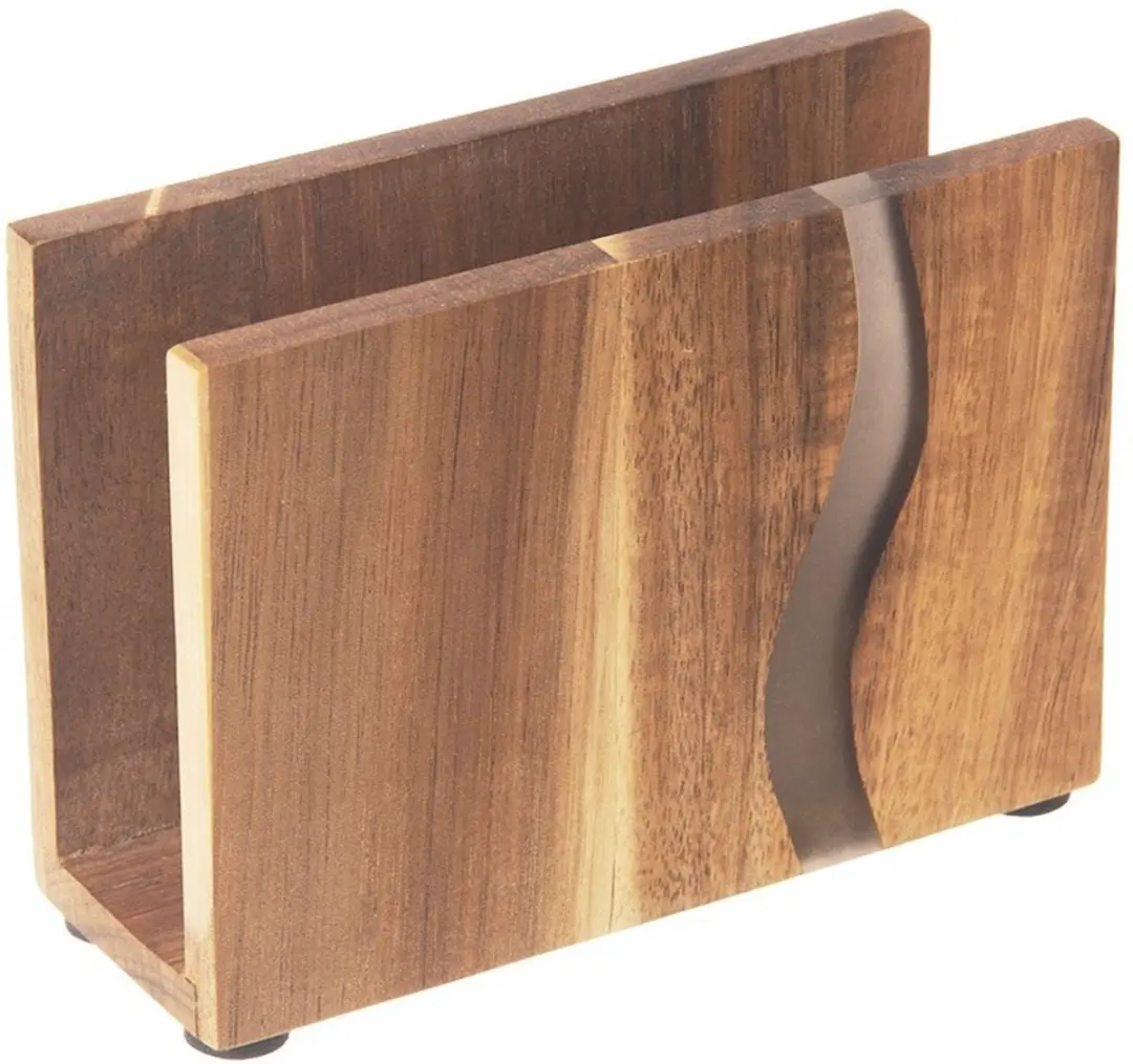 Orion River Serie Houten Serwetnik 12x8,5cm - Acacia