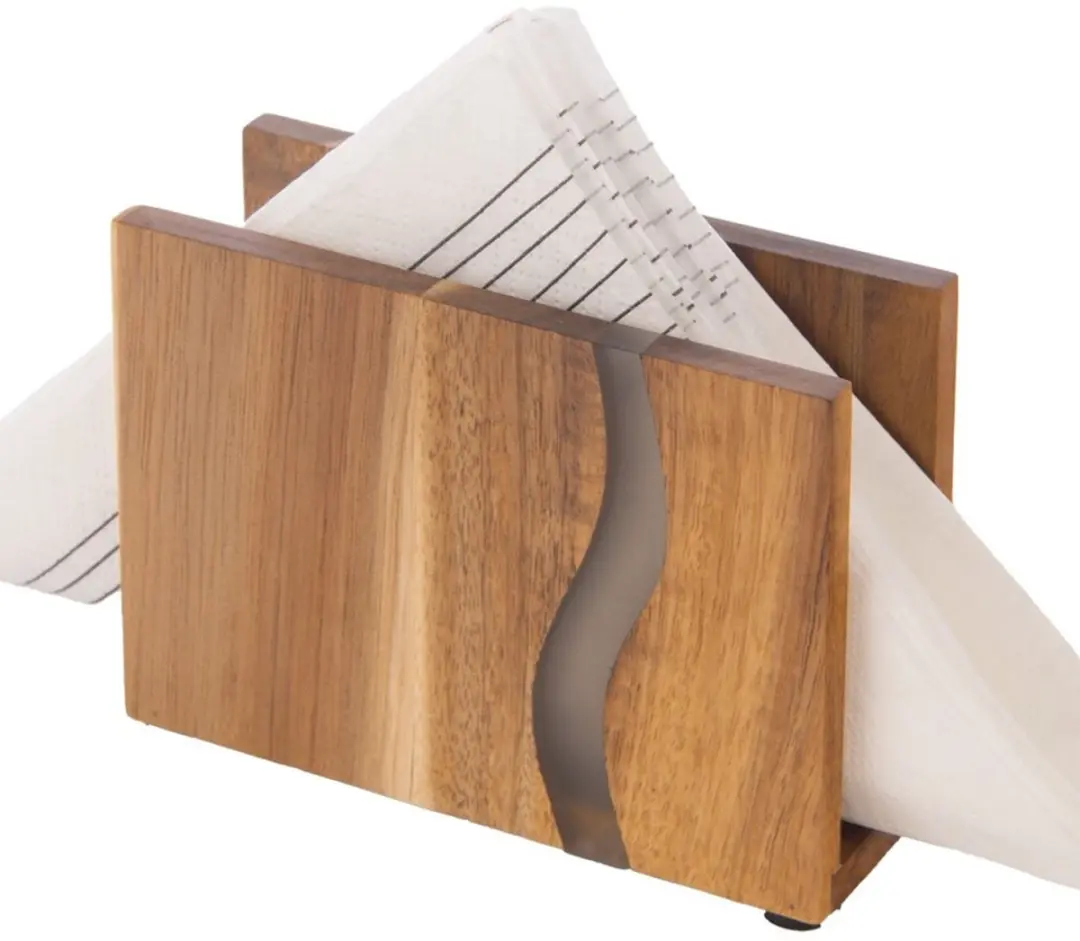 Orion River Serie Houten Serwetnik 12x8,5cm