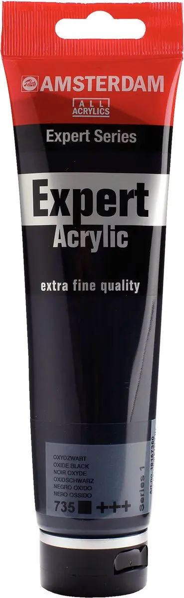 Amsterdam Acrylverf Expert Oxydzwart 150ml