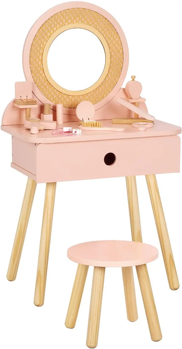Tooky Toy Houten Kaptafel Roze