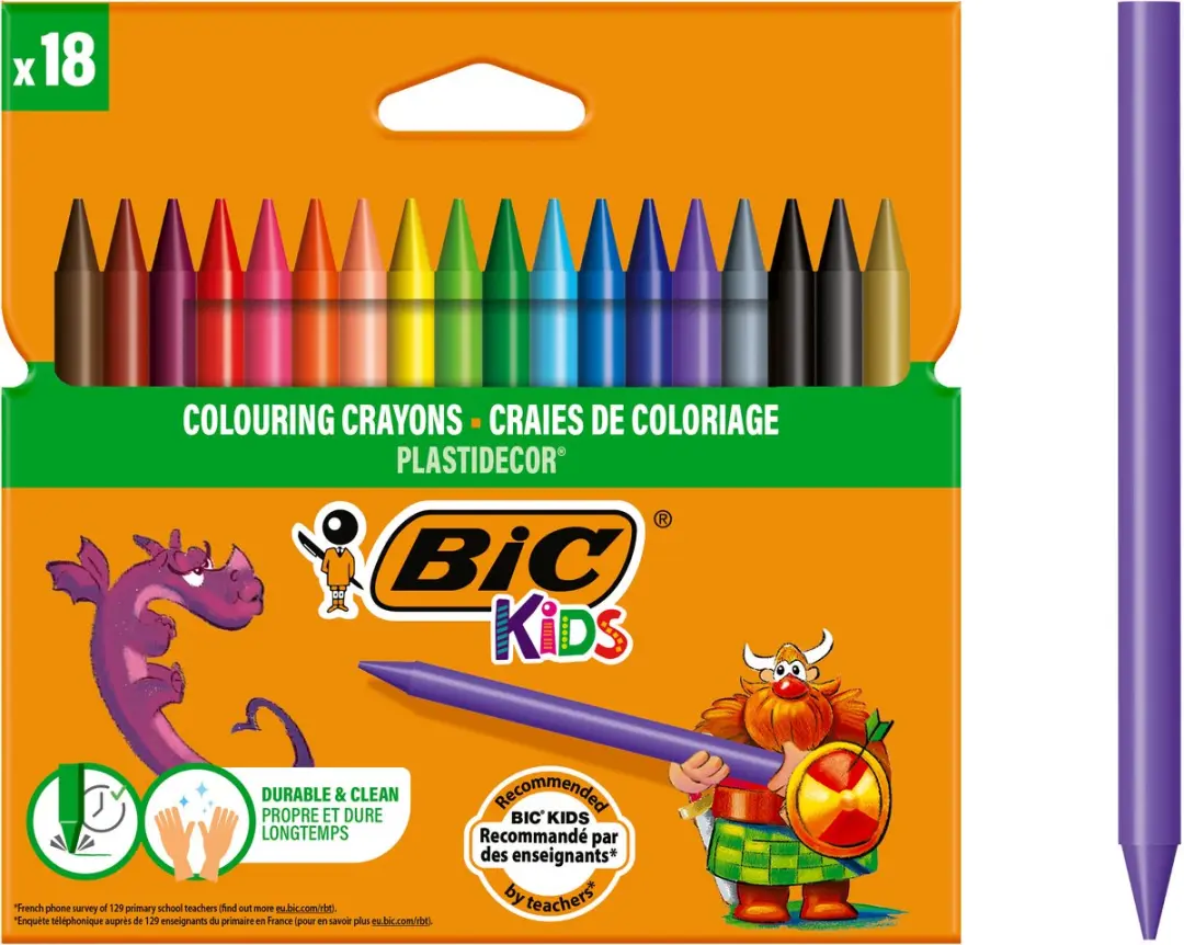 Bic Kids Plastidecor Waskrijtjes