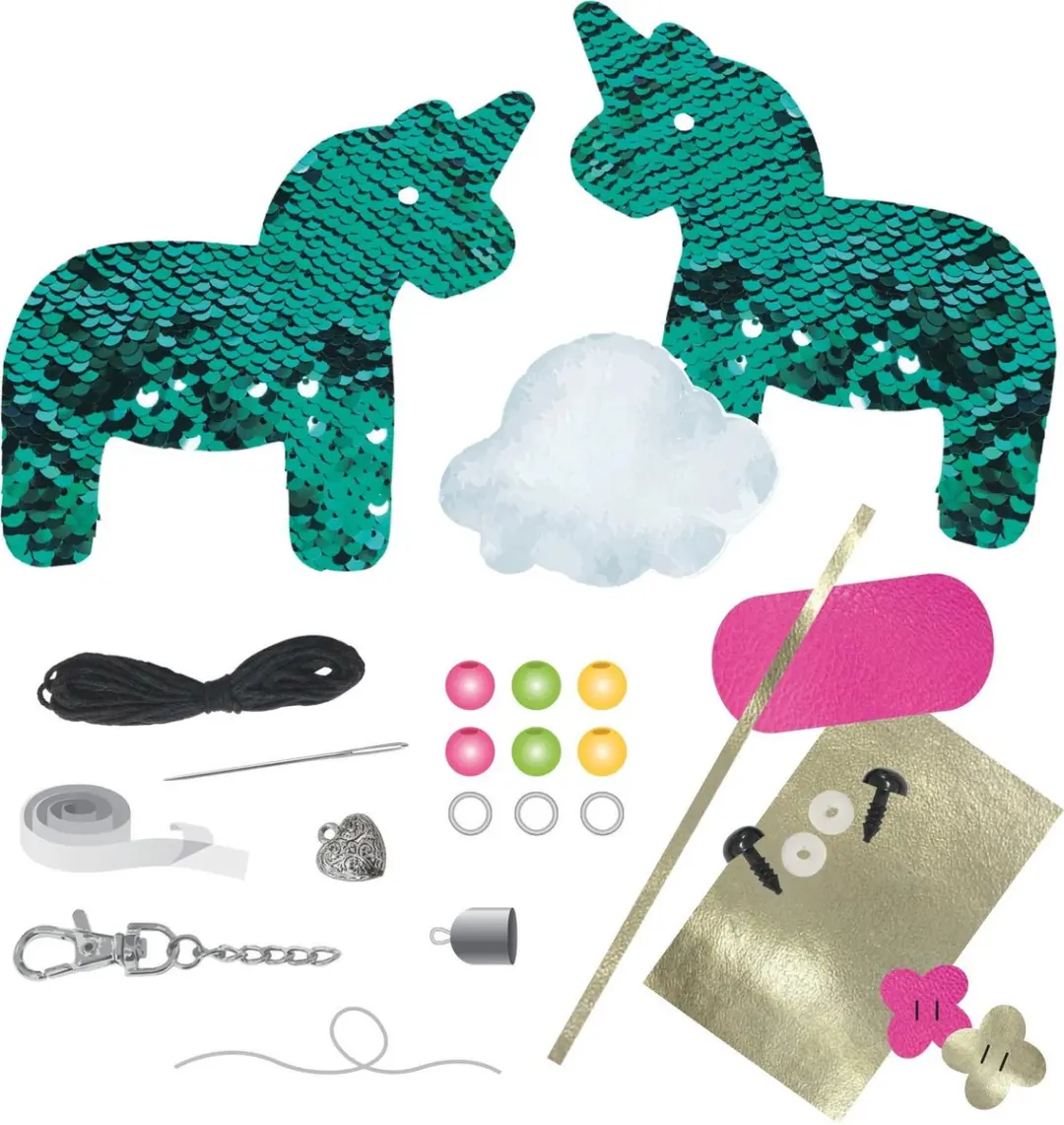 Lena Sequin Charm Unicorn - Multicolor