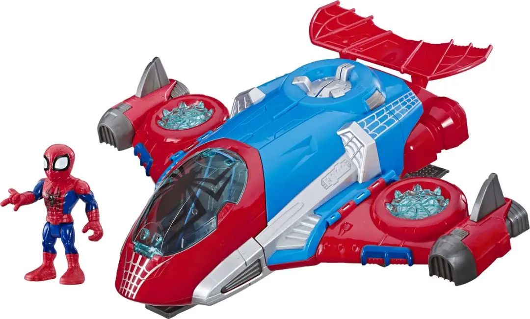 Marvel Super Hero Adventures Jet Quarter Spider-Man 76195
