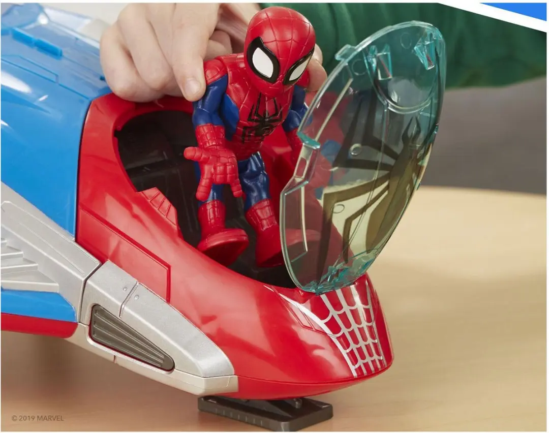 Marvel Super Hero Adventures Jet Quarter Spider-Man 76195 - Speelfiguur 12,5 cm - Veelkleurig - afbeelding 6 van 6