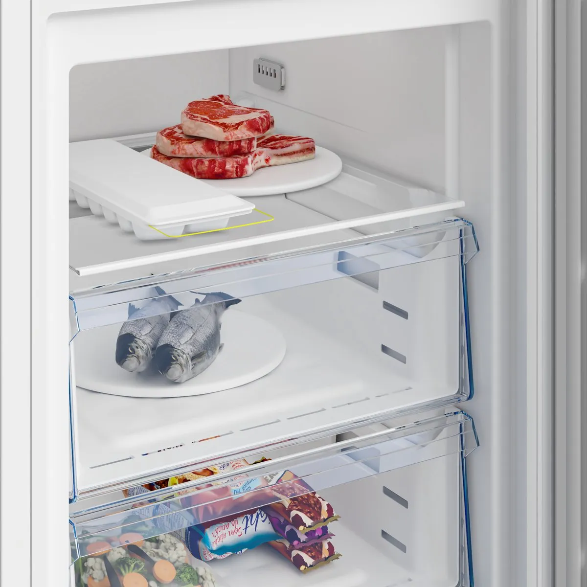 Beko B5RFNE274W Diepvrieskast No-Frost 220L - 5 Lades - Wit