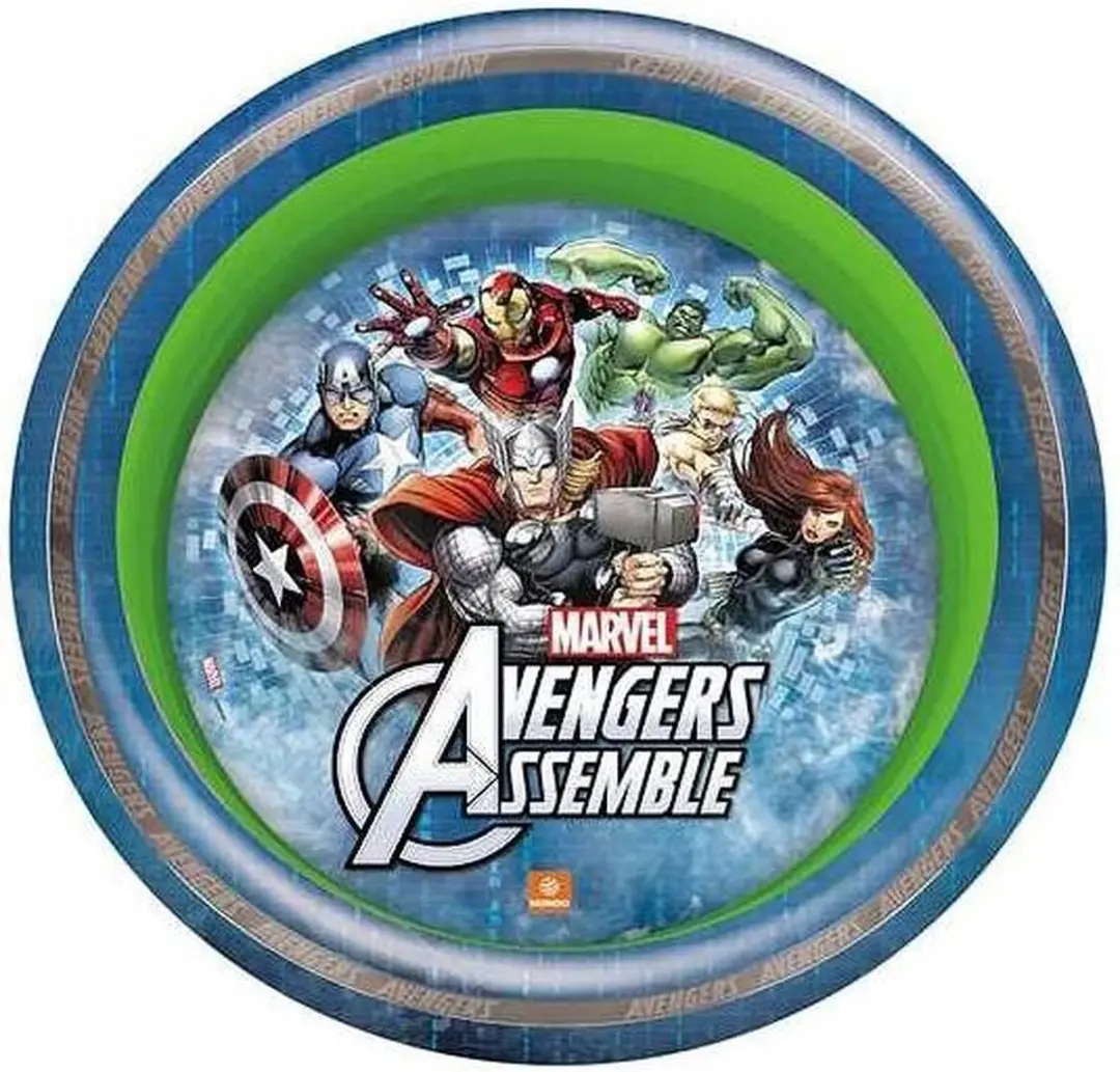 Marvel Avengers Zwembad 188cm - Blauw/Groen - 3 Ringen