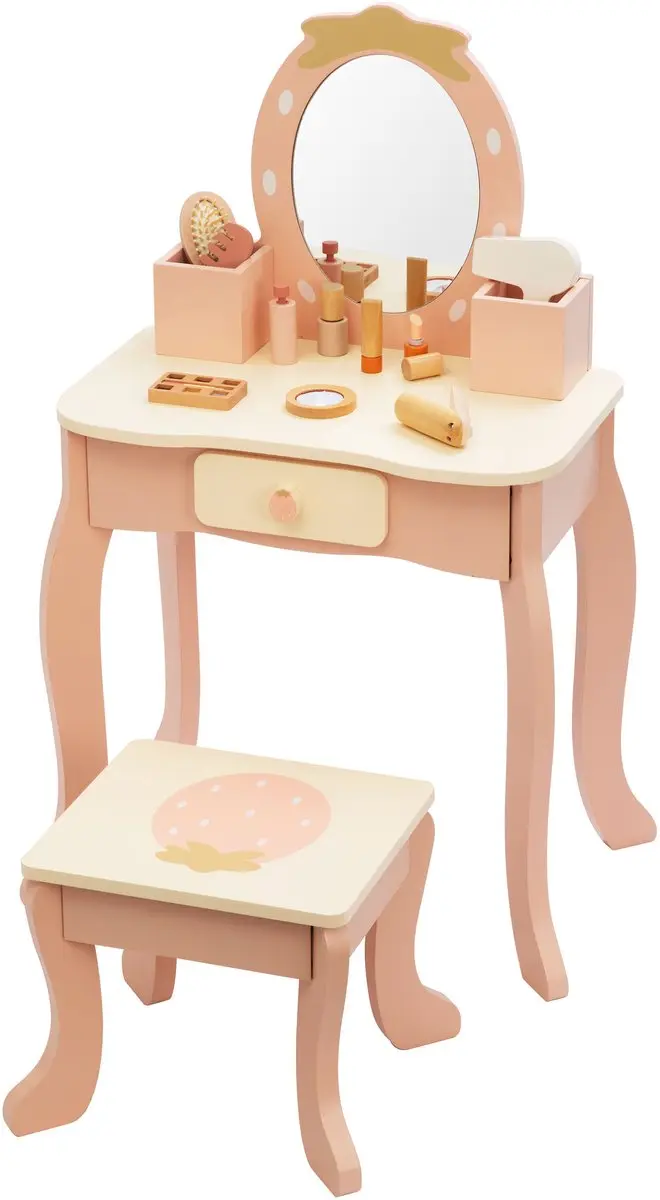 Tooky Toy Houten Kaptafelset Aardbei