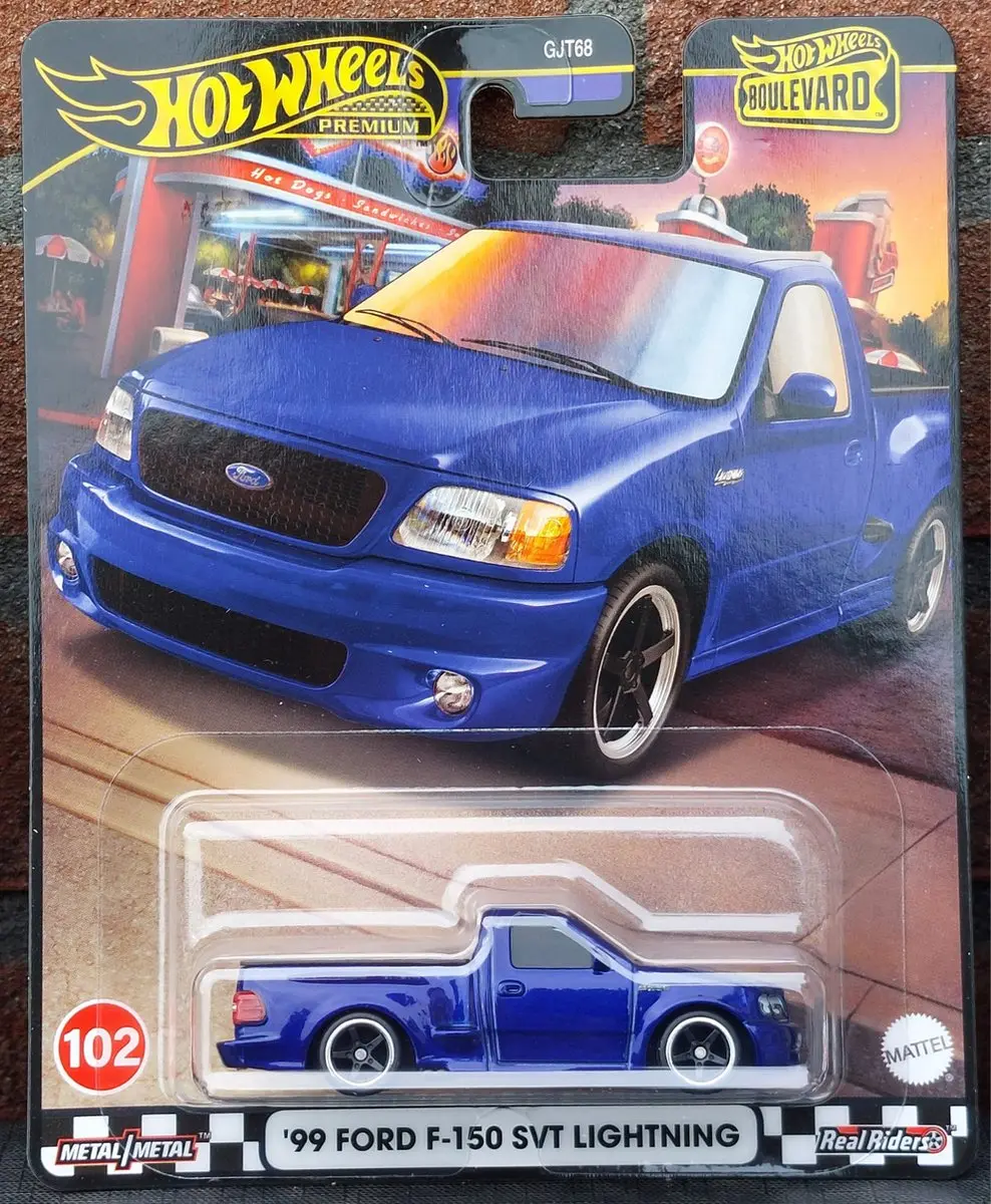 Hot Wheels Premium Boulevard '99 Ford F-150 SVT Lightning HRT60