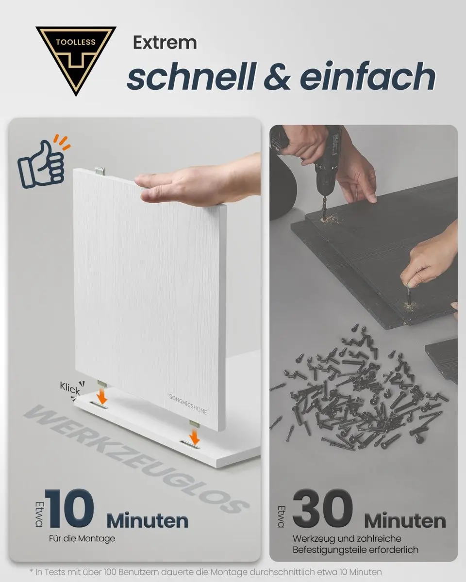 Songmics Badkamerspiegelkast 15x60x55cm - Wit