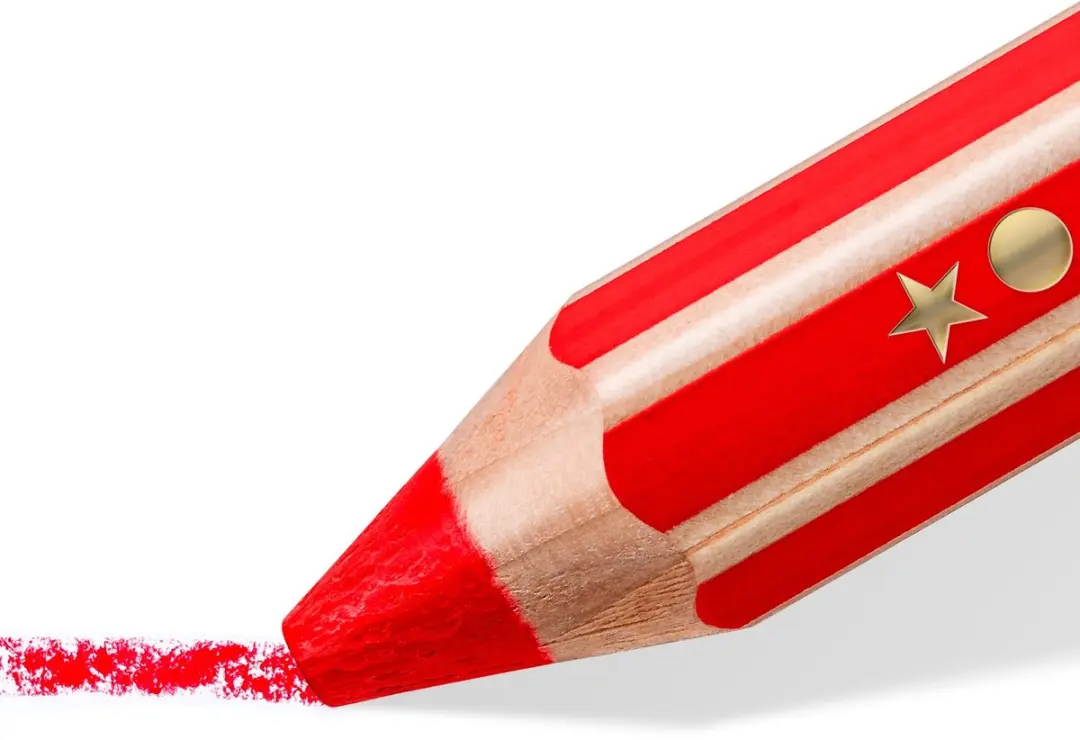 STAEDTLER Noris Junior Zeskant Neon Potloden - 4 Stuks