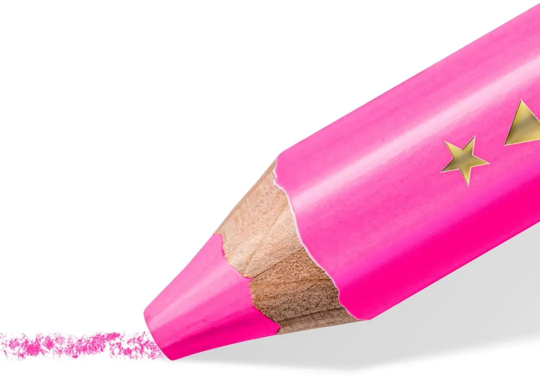 STAEDTLER Noris Junior Zeskant Neon Potloden - 4 Stuks