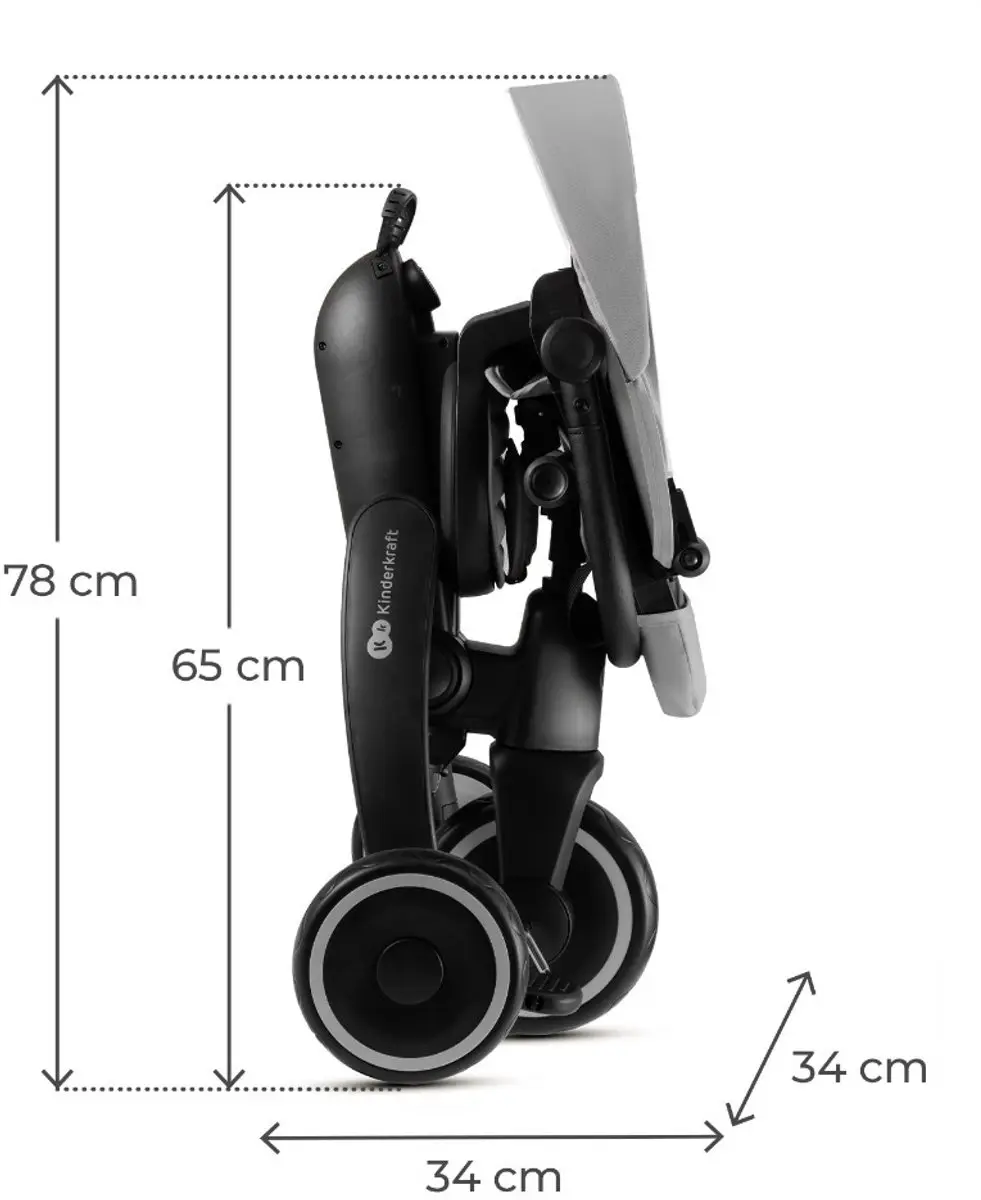 KinderKraft JAZZ 2 5-in-1 Kinderdriewieler - Roze