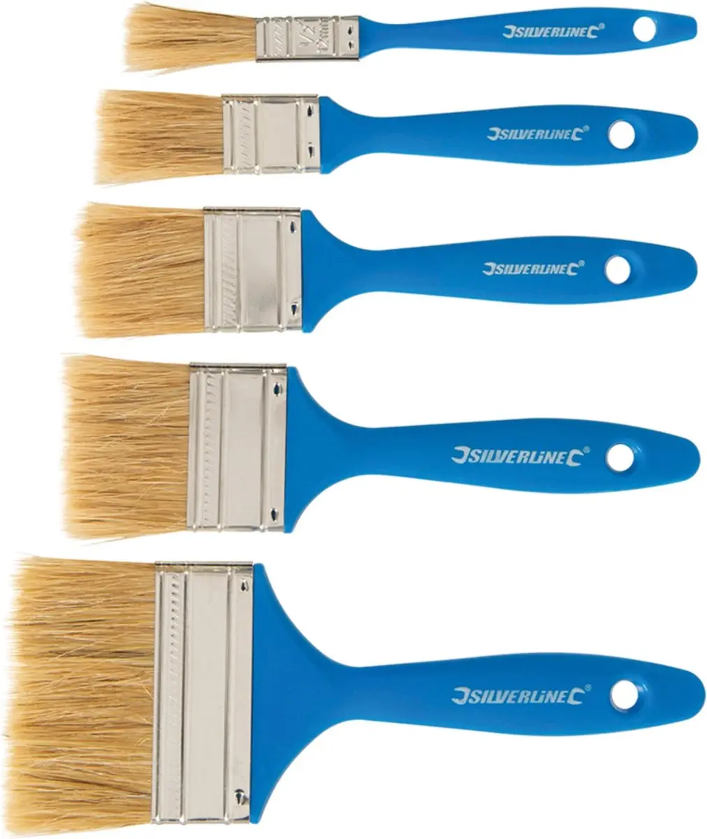 Silverline Wegwerp Schilderskwasten Set - 5 Stuks - afbeelding 6 van 6