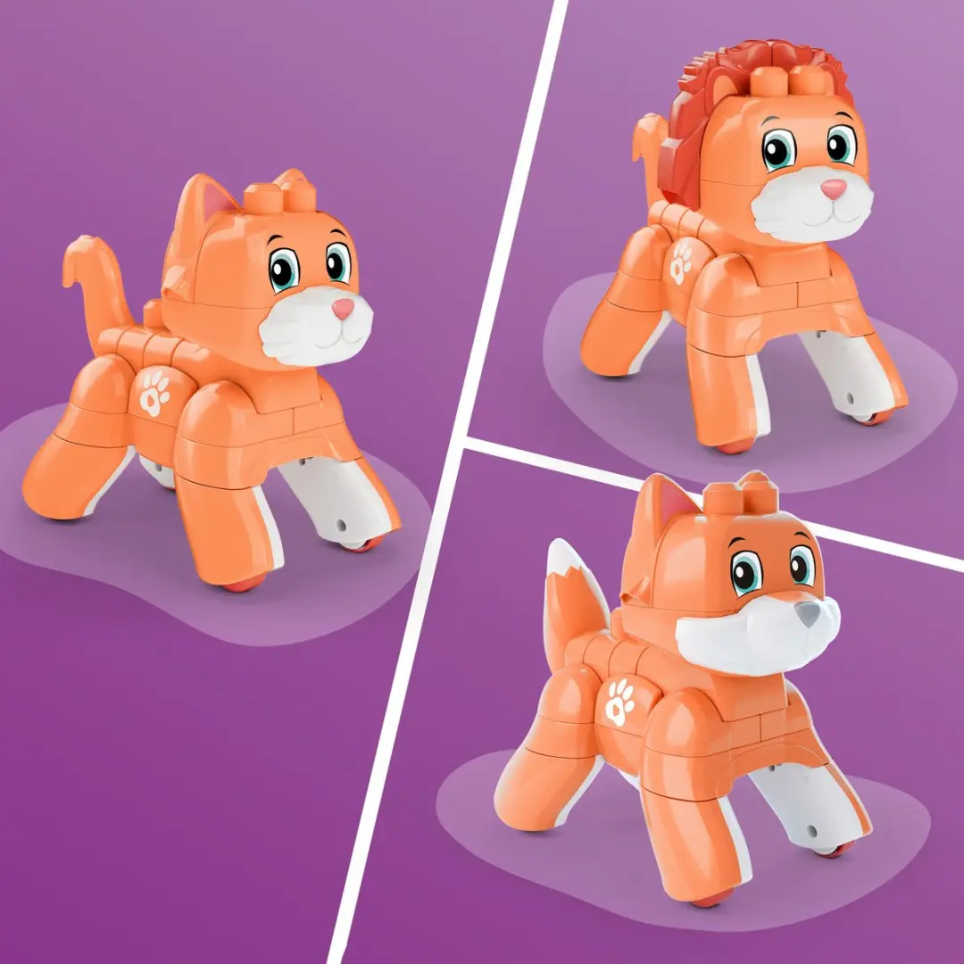 Mega Bloks Fisher-Price Rollende Kitten - 26 Stukken