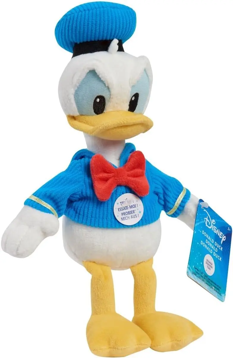 Disney Donald Duck Pluche Knuffel 20cm - Geluid - afbeelding 6 van 6